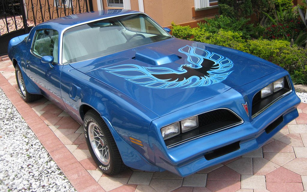 1978 pontiac trans am blue